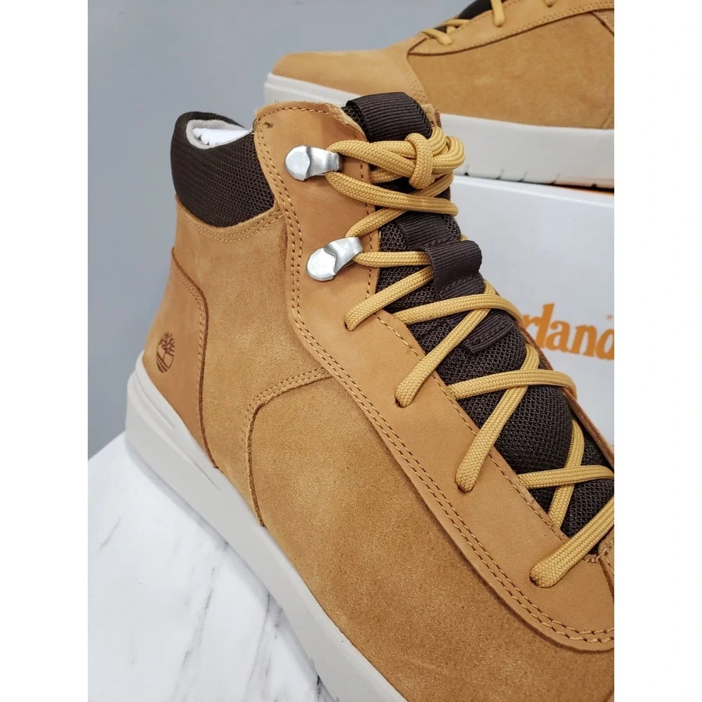 NEW SIZE 12 TIMBERLAND MEN'S SENECA BAY CHUKKA‎ SNEAKER BOOTS WHEAT NUBUCK
